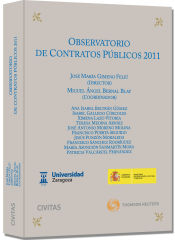 Portada de Observatorio de Contratos Públicos 2011