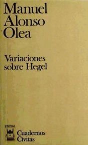 Portada de Variaciones sobre Hegel