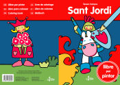 Portada de Sant Jordi. llibre per pintar