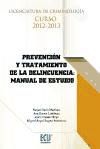 Portada de Prevención y tratamiento de la delincuencia: manual de estudio