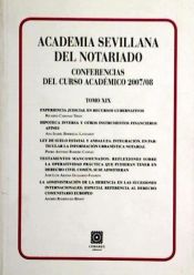 Portada de ACADEMIA SEVILLANA DEL NOTARIADO. TOMO XIX