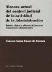 Portada de ALCANCE ACTUAL DEL CONTROL JUDICIAL DE LA ACTIVIDAD DE LA ADMINISTRACIÓN