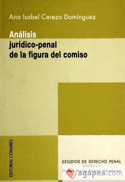 AN&Aacute;LISIS JUR&Iacute;DICO-PENAL DE LA FIGURA DEL COMISO