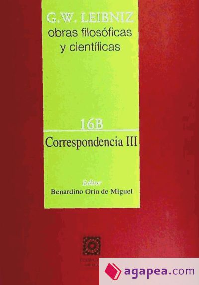 CORRESPONDENCIA III. VOLUMEN 16B