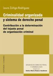 Portada de CRIMINALIDAD ORGANIZADA Y SISTEMA DE DERECHO PENAL