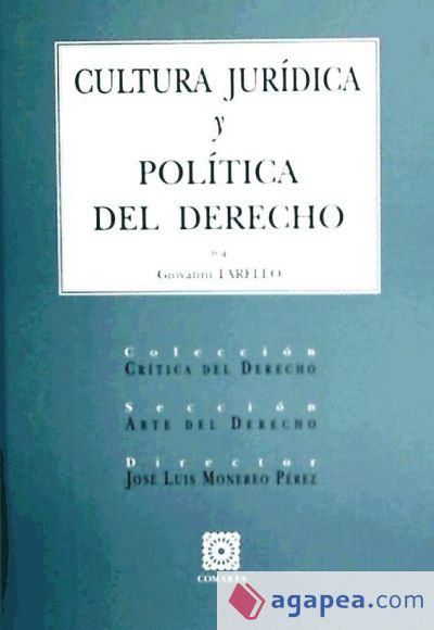 CULTURA JURÍDICA Y POLÍTICA DEL DERECHO