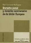 Portada de DERECHO PENAL Y DERECHO SANCIONADOR DE LA UNIÓN EUROPEA