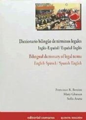 Portada de DICCIONARIO BILING&Uuml;E DE T&Eacute;RMINOS LEGALES. INGL&Eacute;S-ESPA&Ntilde;OL, ESPA&Ntilde;OL-INGL&Eacute;S