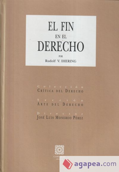 EL FIN EN EL DERECHO