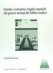 Portada de Estudio contrastivo (inglés-español) del género textual del folleto médico