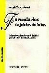 Portada de FORMULARIOS DE JUICIOS DE FALTAS