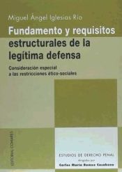 Portada de Fundamentos y requisitos estructurales de la legítima defensa : (consideración especial a las restricciones ético sociales)