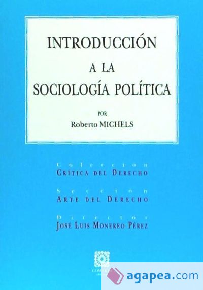 INTRODUCCIÓN A LA SOCIOLOGÍA POLÍTICA