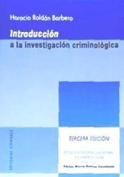 Portada de Introducción a la investigación criminológica