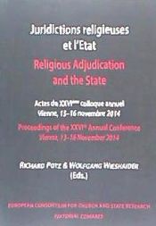 Portada de Juridictions religieuses et l'Etat