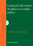 Portada de LA DURACIÓN DEL CONTRATO DE TRABAJO EN EL EMPLEO PÚBLICO