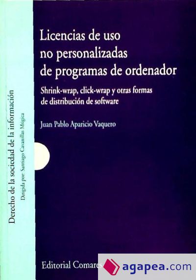 LICENCIAS DE USO NO PERSONALIZADAS DE PROGRAMAS DE ORDENADOR
