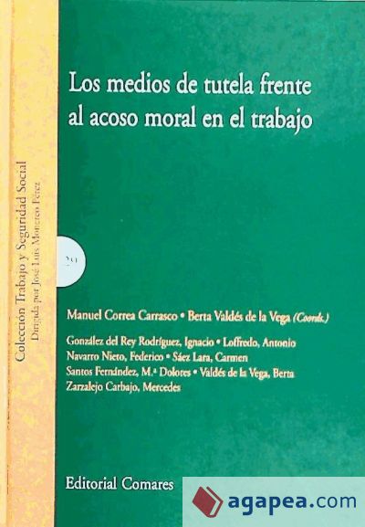 LOS MEDIOS DE TUTELA FRENTE AL ACOSO MORAL EN EL TRABAJO
