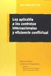 Portada de Ley aplicable a los contratos internacionales y eficiencia conflictural