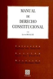 Portada de MANUAL DE DERECHO CONSTITUCIONAL