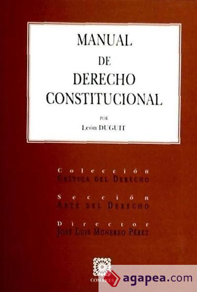 MANUAL DE DERECHO CONSTITUCIONAL