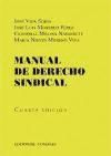 Portada de MANUAL DE DERECHO SINDICAL