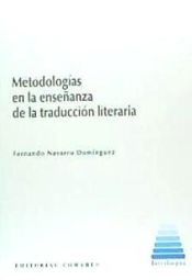 Portada de Metodologías en la enseñamza de la traducción literaria