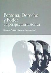 Portada de Persona, derecho y poder en perspectiva histórica