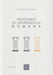 Portada de Prontuario de jurisprudencia romana