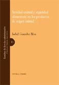 Portada de SANIDAD ANIMAL Y SEGURIDAD ALIMENTARIA EN LOS PRODUCTOS DE ORIGEN ANIMAL