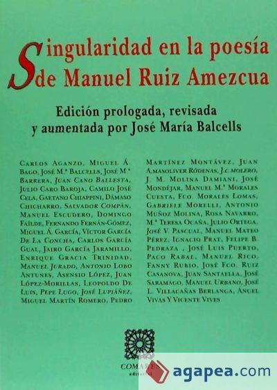 Singularidad en la poesía de Manuel Ruiz Amezcua