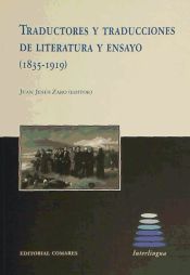 Portada de TRADUCTORES Y TRADUCCIONES DE LITERATURA Y ENSAYO (1835-1919)