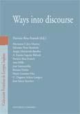 Portada de WAYS INTO DISCOURSE