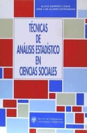 Portada de T&eacute;cnicas de an&aacute;lisis estad&iacute;sticos en ciencias sociales