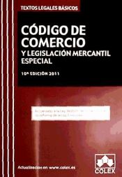 Portada de CODIGO DE COMERCIAL Y LEGISLACION MERCANTIL ESPECIAL-10 ED
