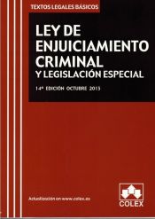 Portada de Ley de Enjuiciamiento Criminal y Legislación Especial
