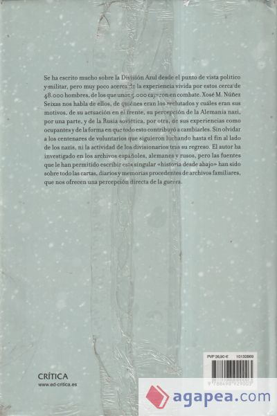 Camarada invierno : experiencia y memoria de la División Azul (1941-1945)