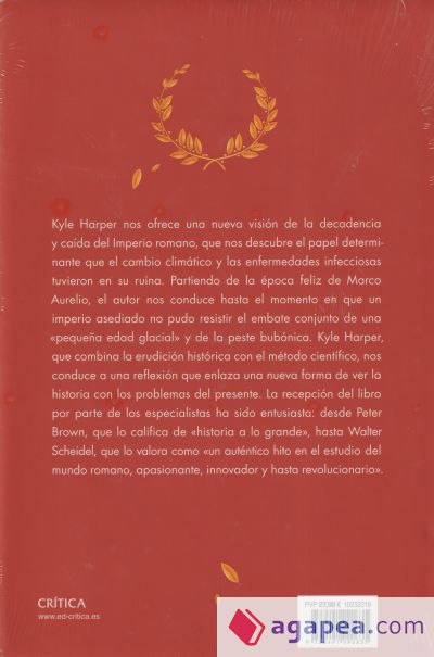 El fatal destino de Roma: Cambio climático y enfermedad en el fin de un imperio