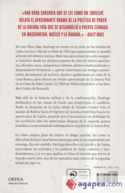 La crisis de los misiles de Cuba 1962