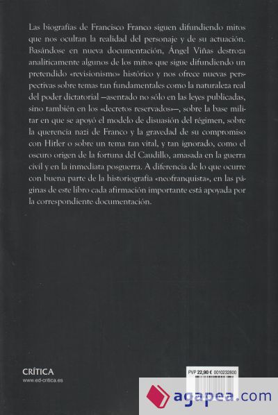 La otra cara del Caudillo: Mitos y realidades en la biografía de Franco