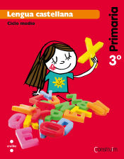 Portada de Lengua castellana. 3 Primaria. Construïm