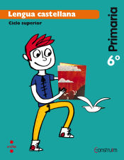 Portada de Lengua castellana. 6 Primaria. Construïm