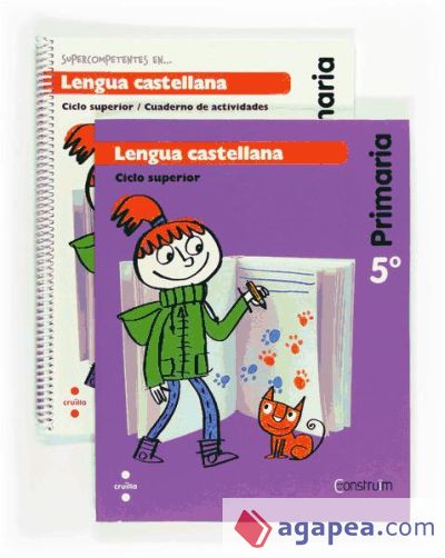 Lengua castellana + Cuaderno de actividades Supercompetentes. 5 Primaria. Construïm