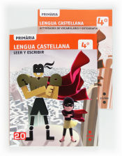 Portada de Lengua castellana, Leer y escribir. 4 Primària. Connecta 2.0