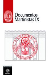 Portada de DOCUMENTOS MARTINISTAS IX