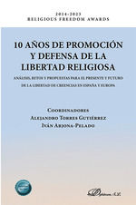 Portada de 10 años de promoción y defensa de la libertad religiosa