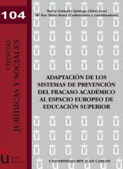 Portada de Adaptación de los sistemas de prevención del fracaso académico al espacio europeo de educación superior