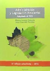 Portada de Administración y legislación ambiental