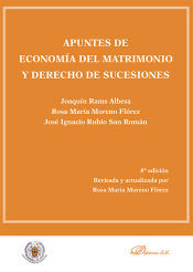 Portada de Apuntes de economía del matrimonio y derecho de sucesiones