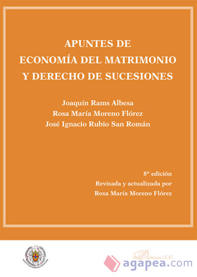 Apuntes de economía del matrimonio y derecho de sucesiones